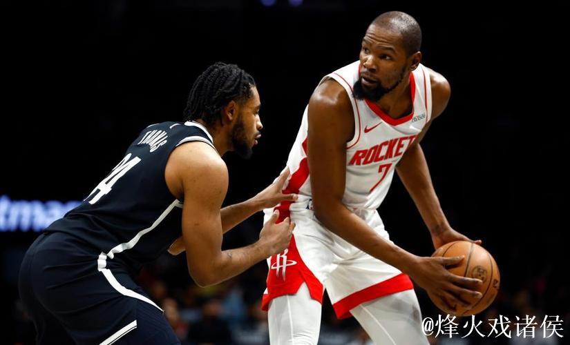 杜兰特22+11阿门砍23分 火箭大胜篮网豪取四连胜 杜兰特22+11阿门砍23分 火箭大胜篮网豪取四连胜